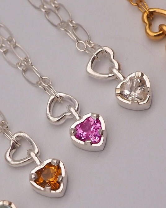 Heart ss necklace