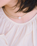 Polkadots Bone Chain Necklace