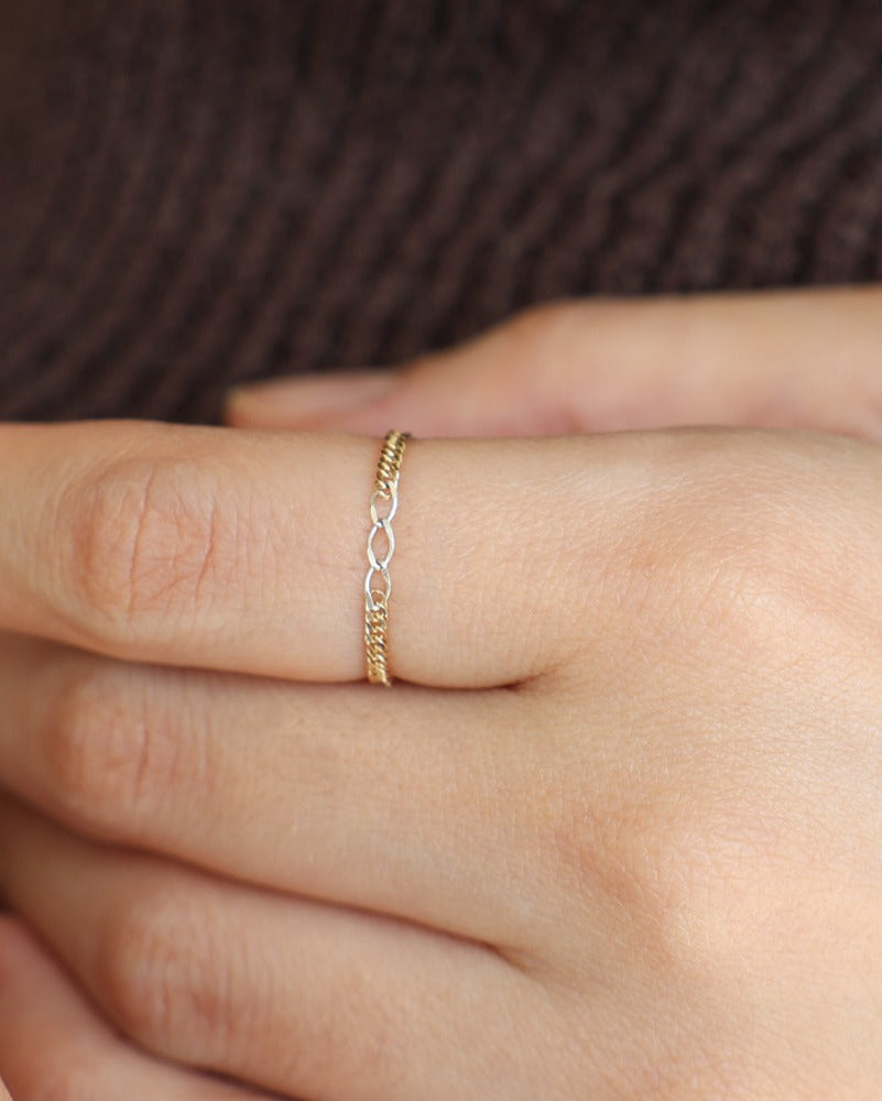 14k and Silver chain R