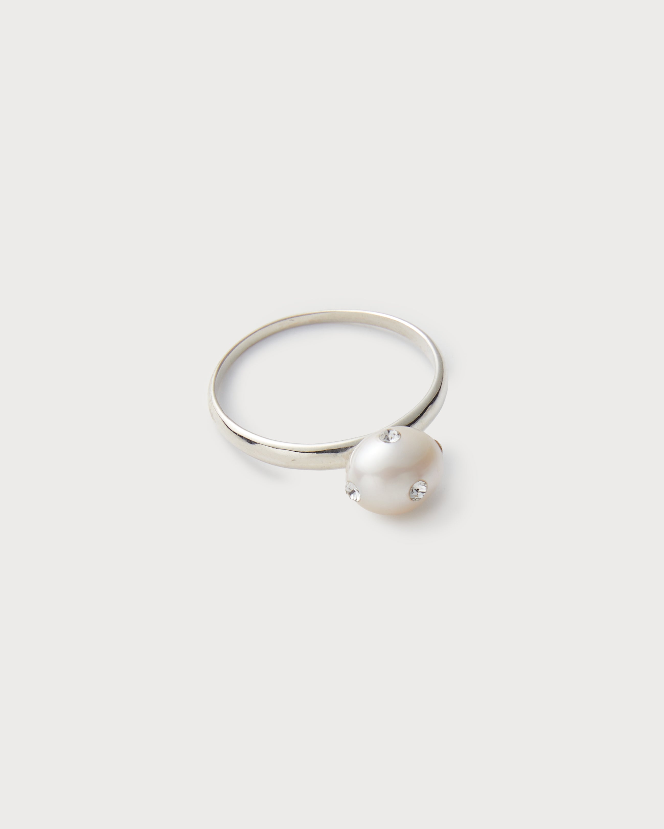 Signature Polkadots Ring, White