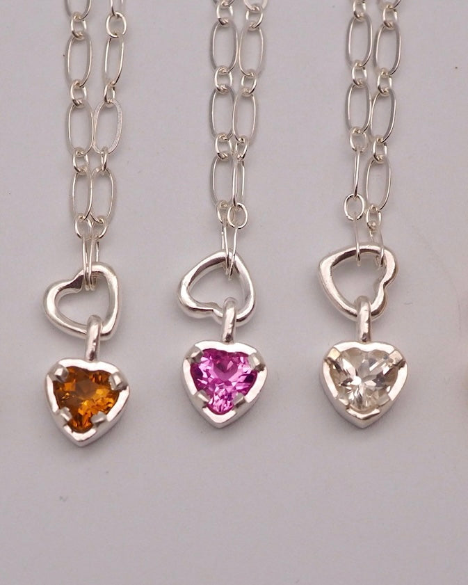Heart ss necklace