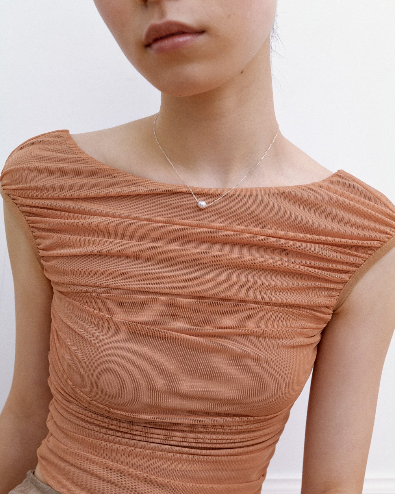 Signature Polkadots Necklace, White