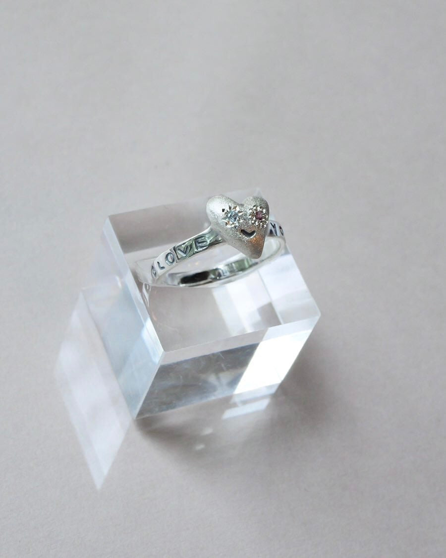 Heart Face Ring