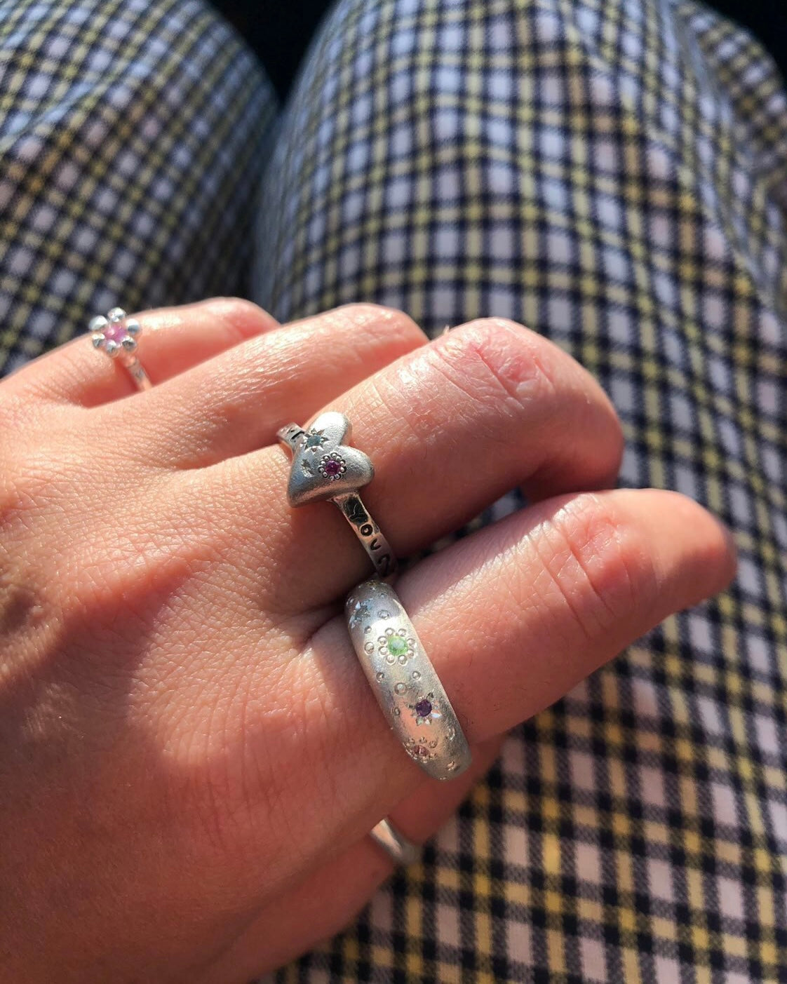 Heart Face Ring
