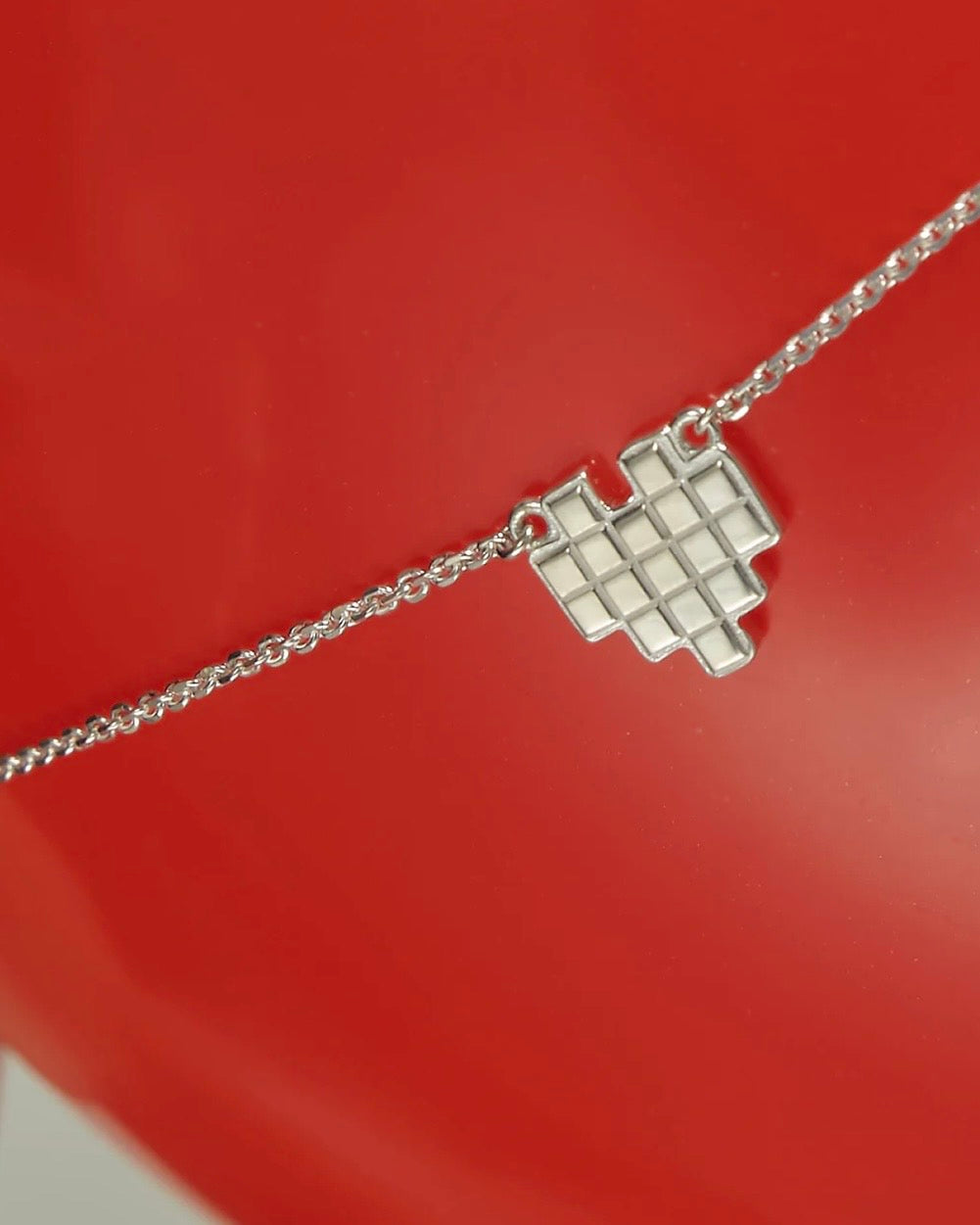 Pre order | Pixel heart necklace