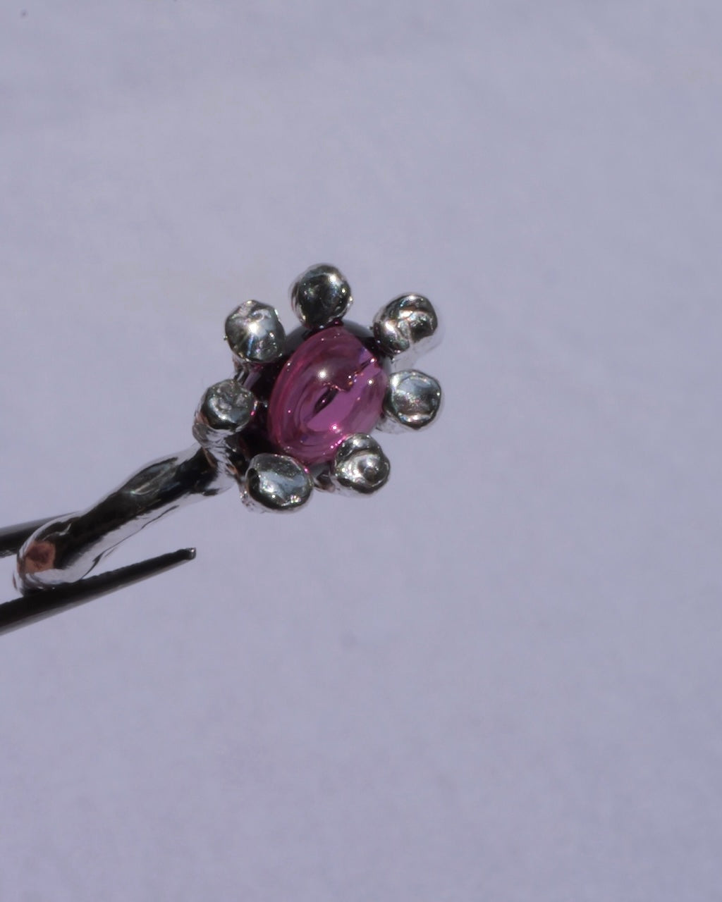 Rhodolite Garnet HANA Ring