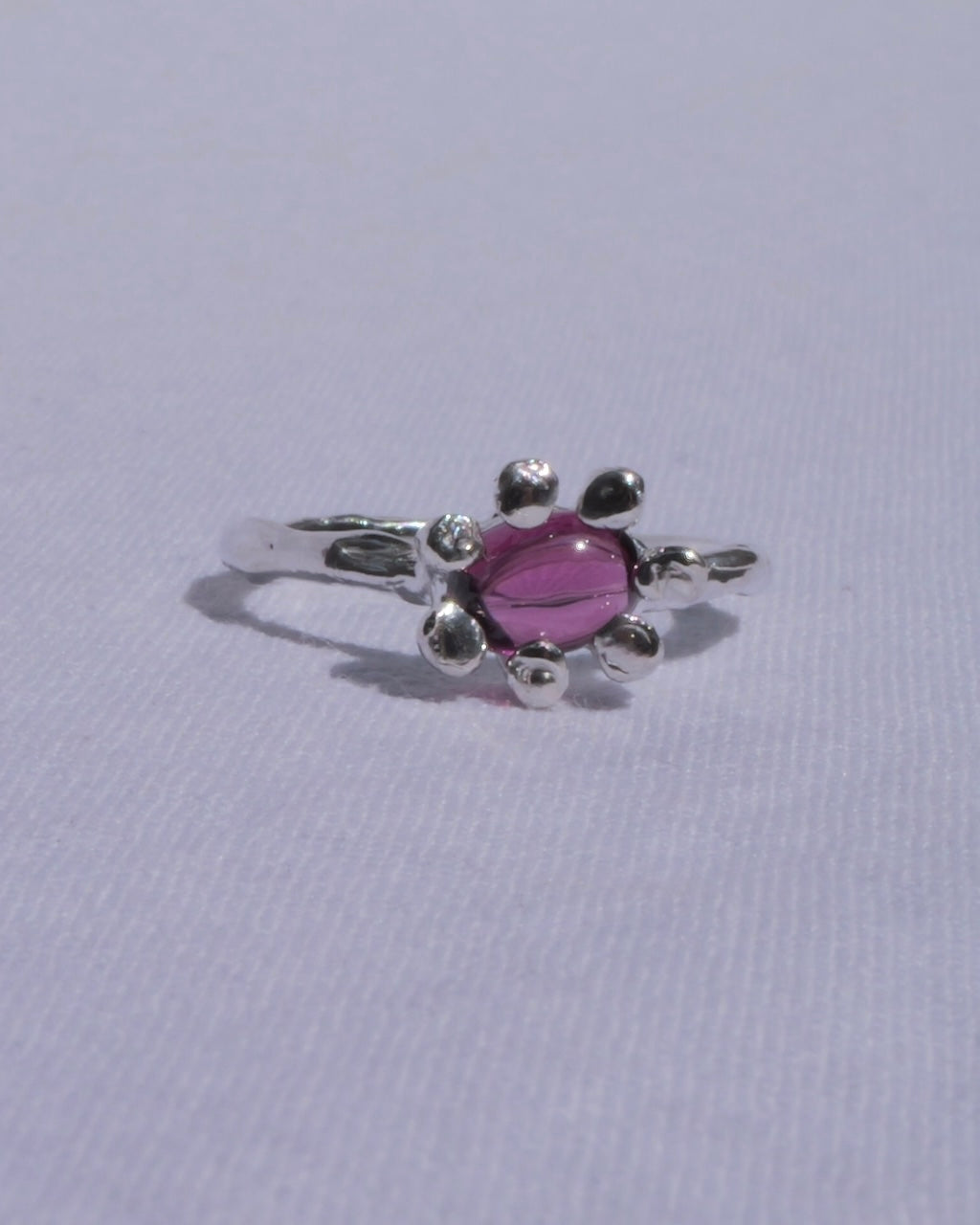 Rhodolite Garnet HANA Ring