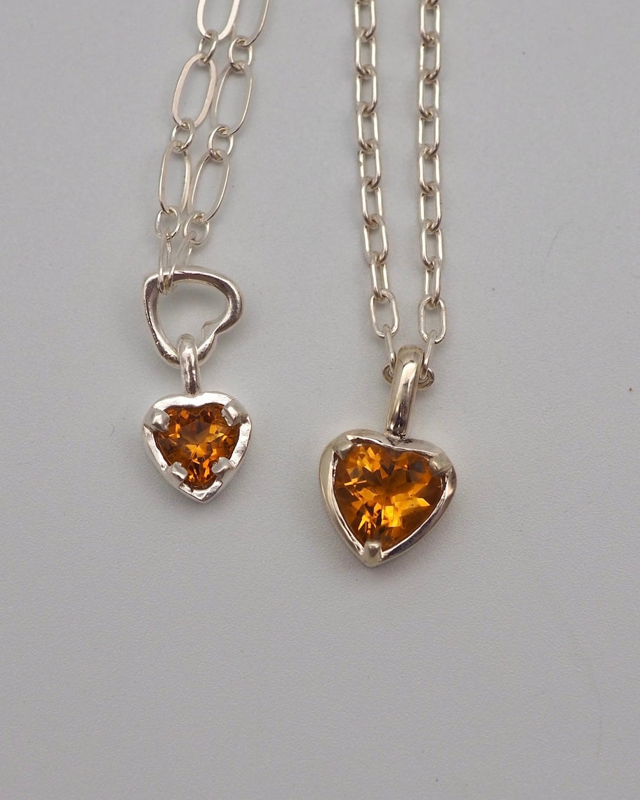 Heart ss necklace