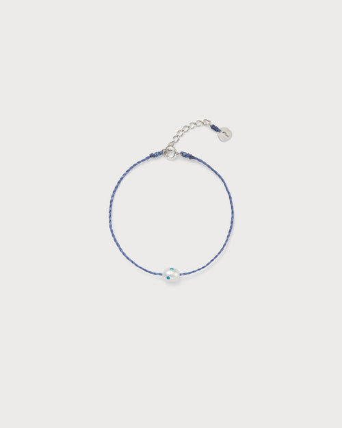 Exclusive item | Polkadots String Necklace, Blue