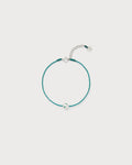 Polkadots string bracelet, Green
