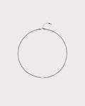 Polkadots string necklace, Black