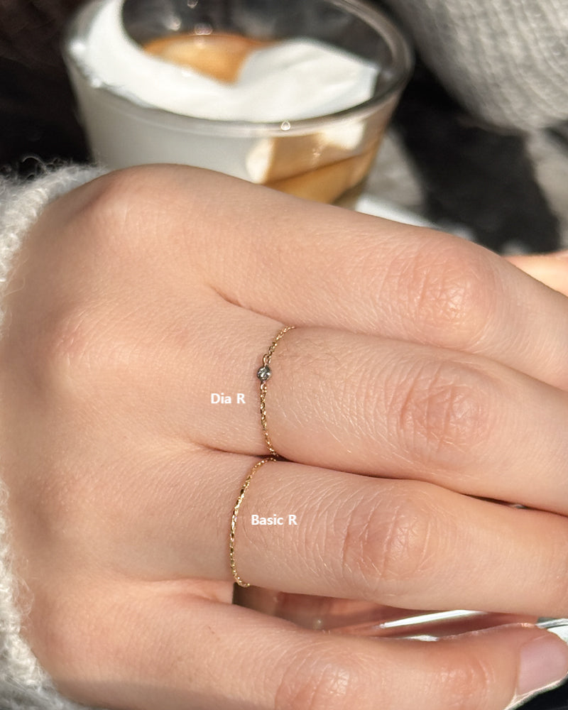 14k Daily chain R （Dia R）