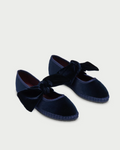 Lyra navy ballet shoes