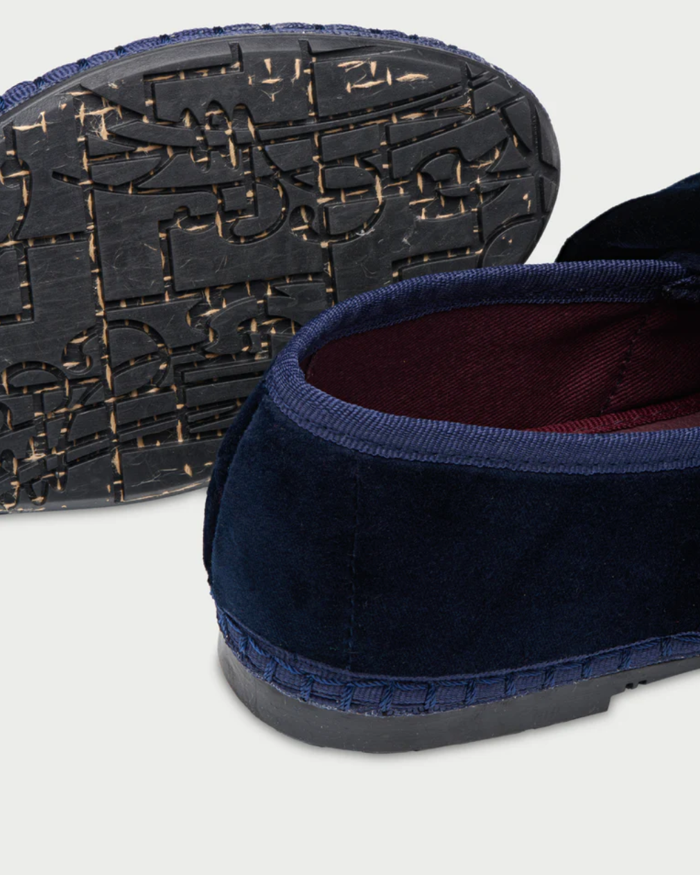 Lyra navy ballet shoes