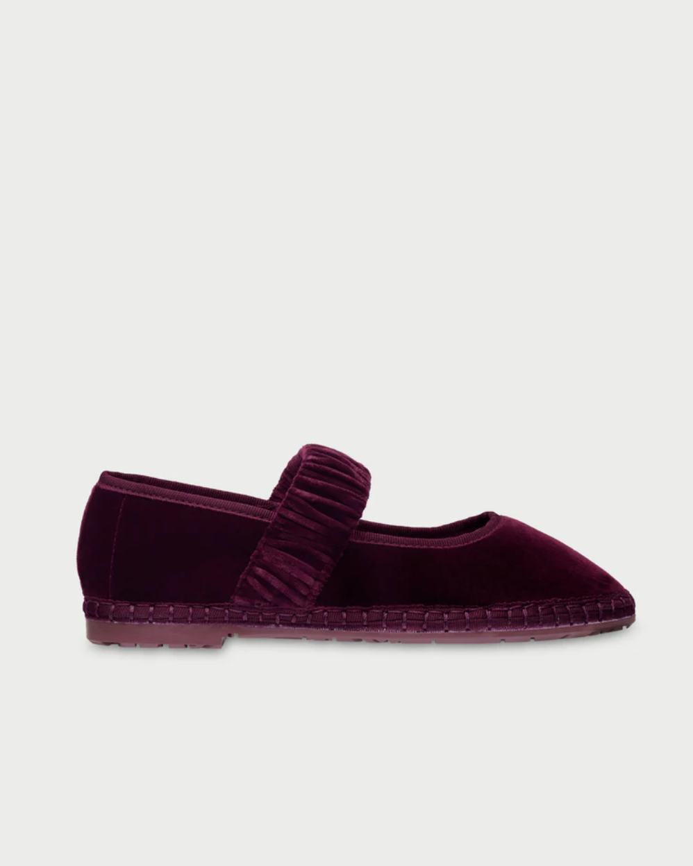 Mafalda wine ballet shoes