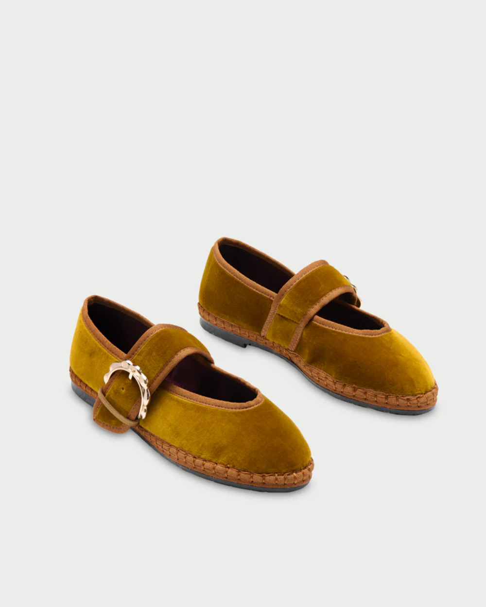Sophie mustard ballet shoes