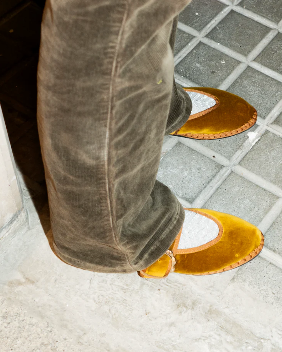 Sophie mustard ballet shoes