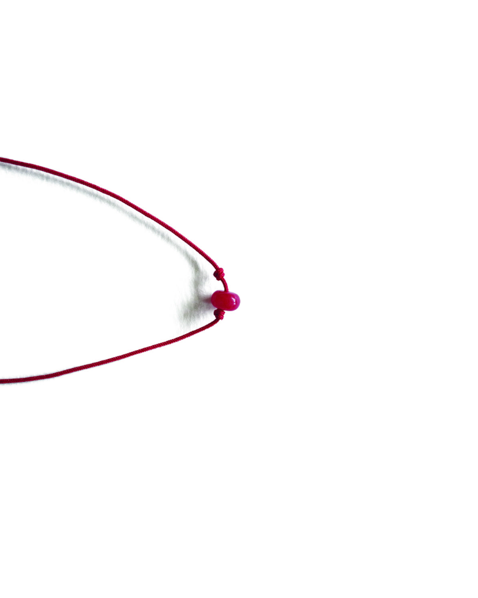 Candy red necklace