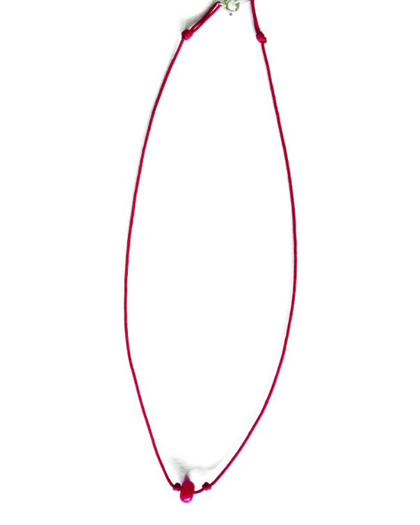 Candy red necklace