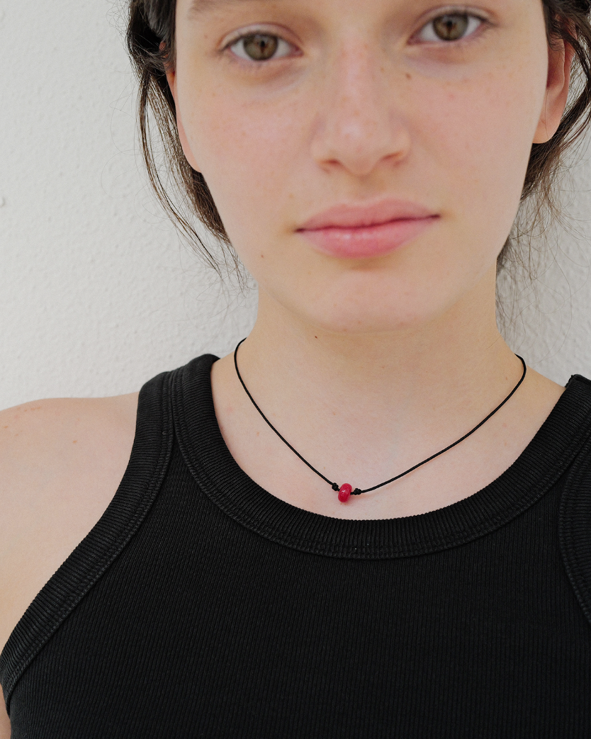 Candy black necklace