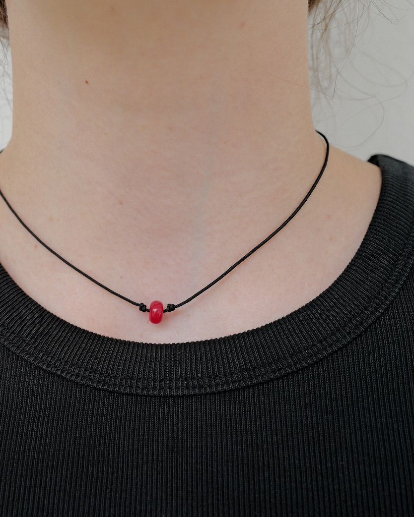 Candy black necklace