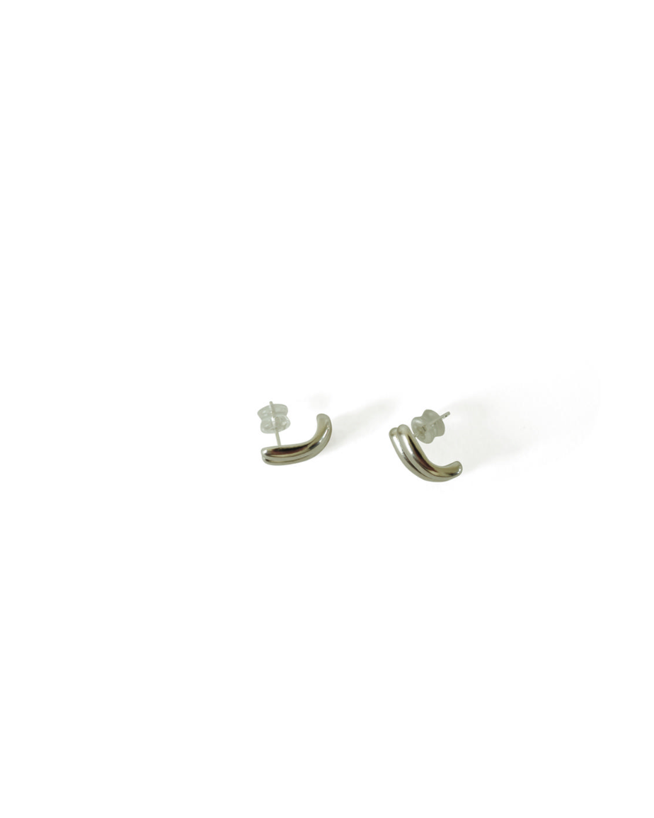 Two Line Bold Earring (silver)
