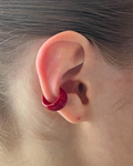 Pastry Earcuff (red)