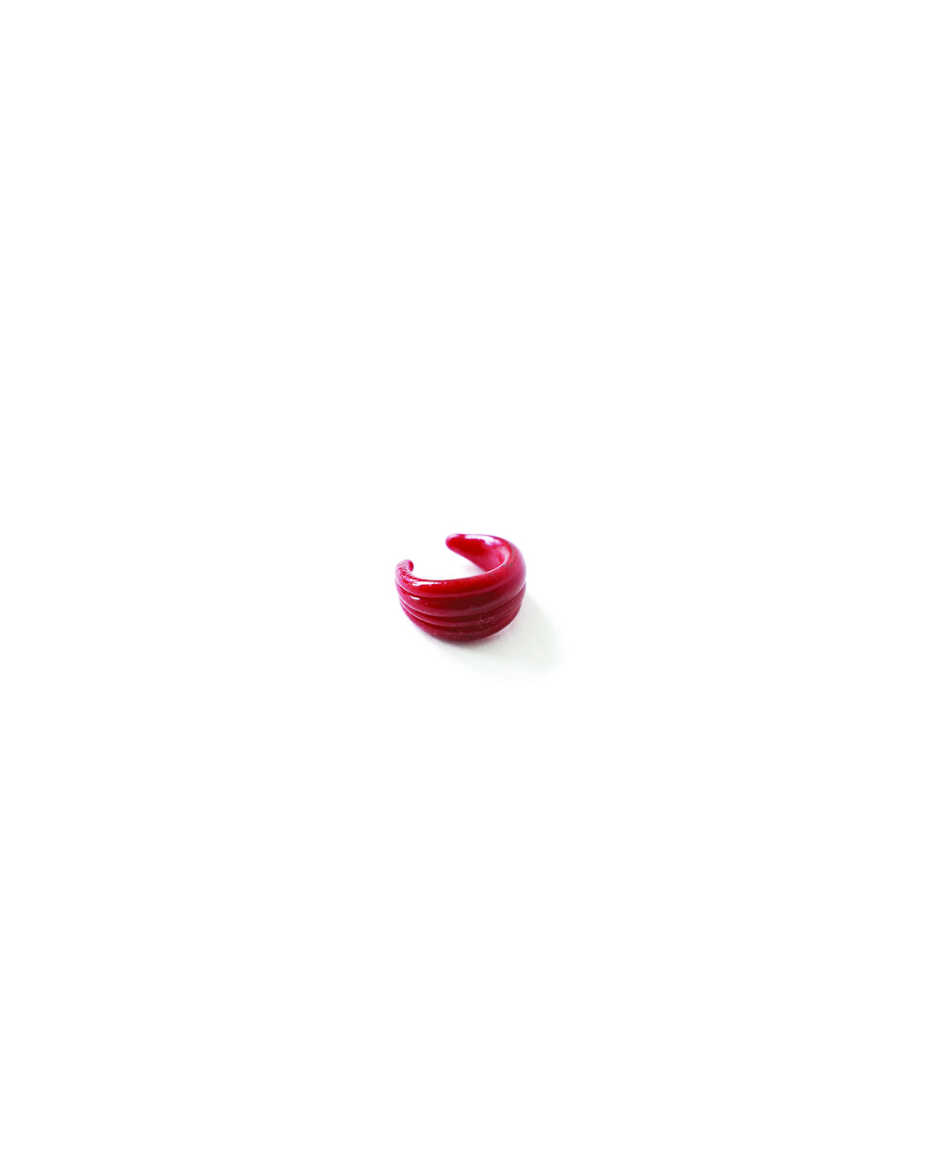 Pastry Earcuff (red)