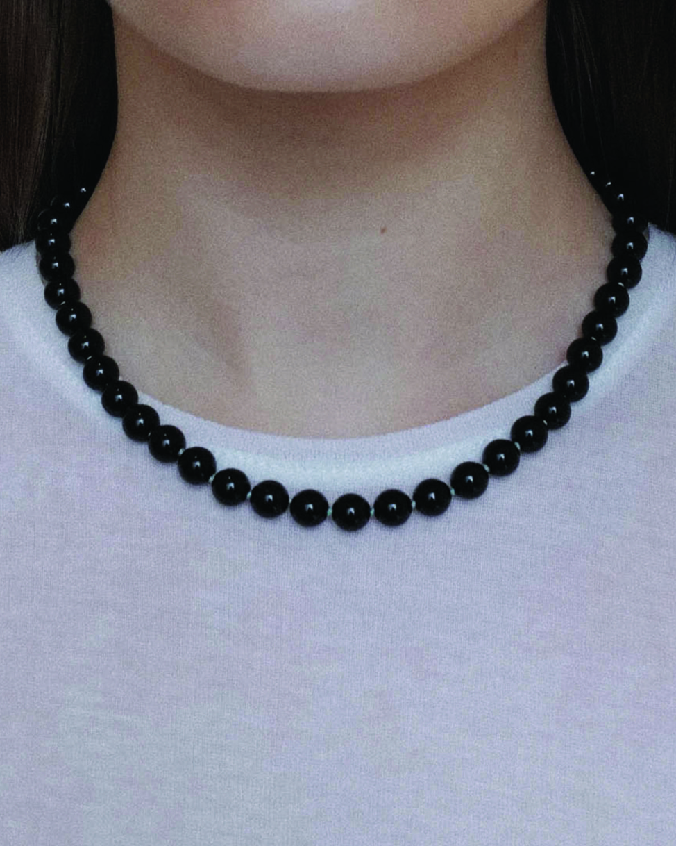 Soft Black Necklace