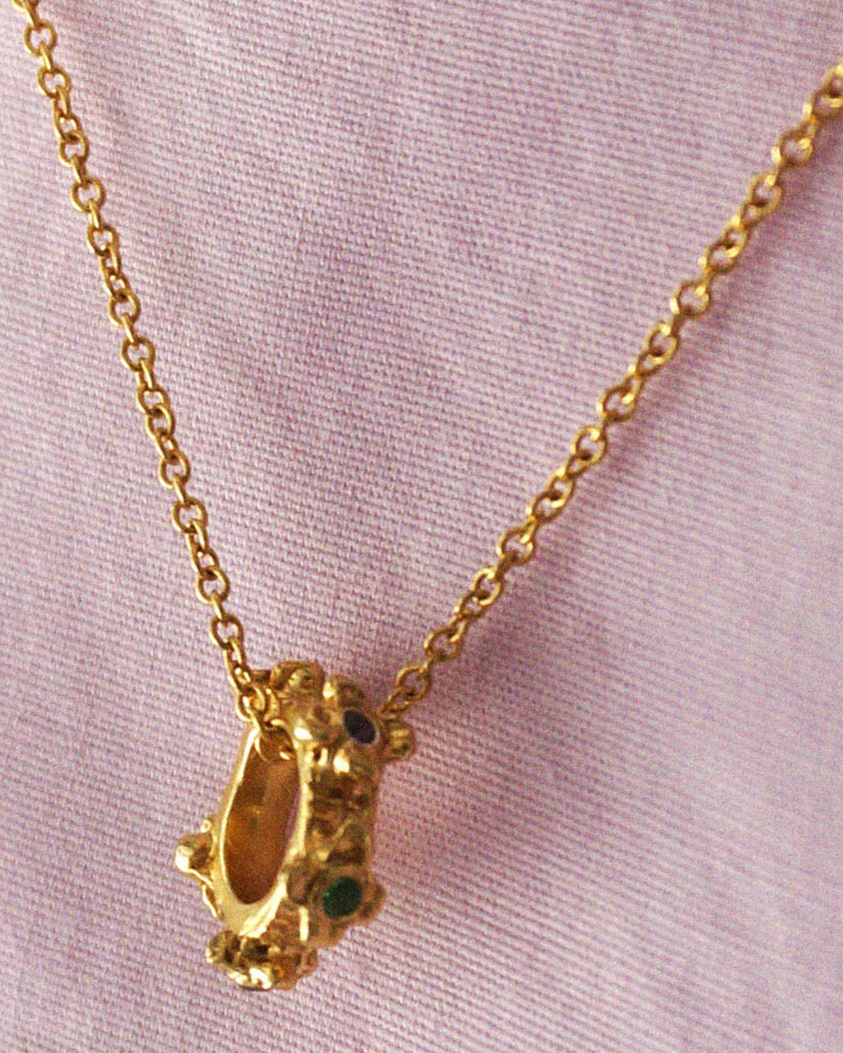 Jardin necklace (14k matte gold plated)