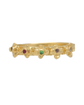 Jardin stone ring (14k gold plated)