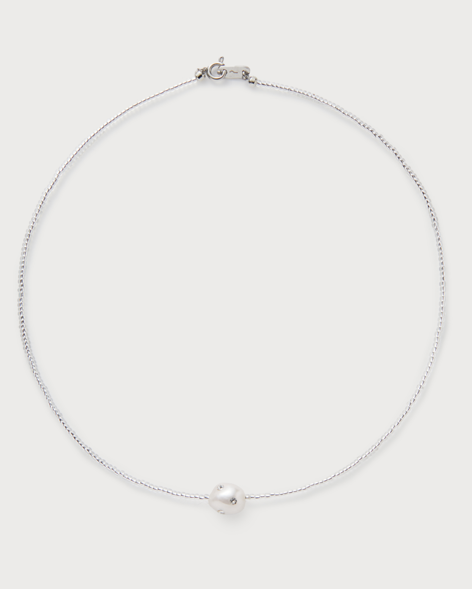 Ashore Necklace, White