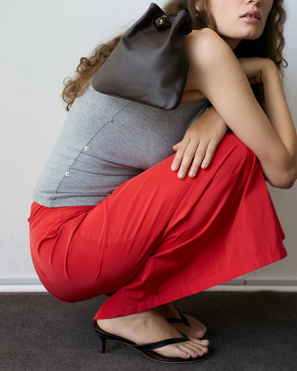 CASILDA Pouch in Tabac