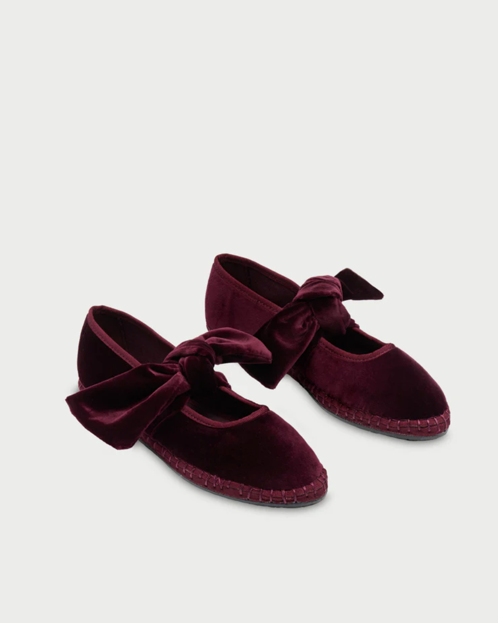 Lyra Wine ballet shoes