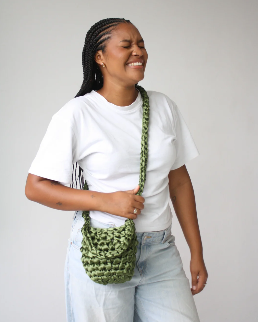 Hive Crossbody bag- Autumn Moss