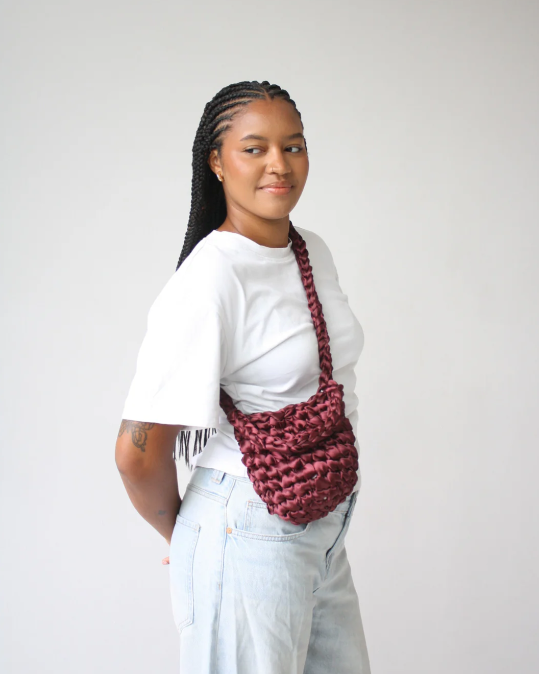 Hive Crossbody bag - Burgundy