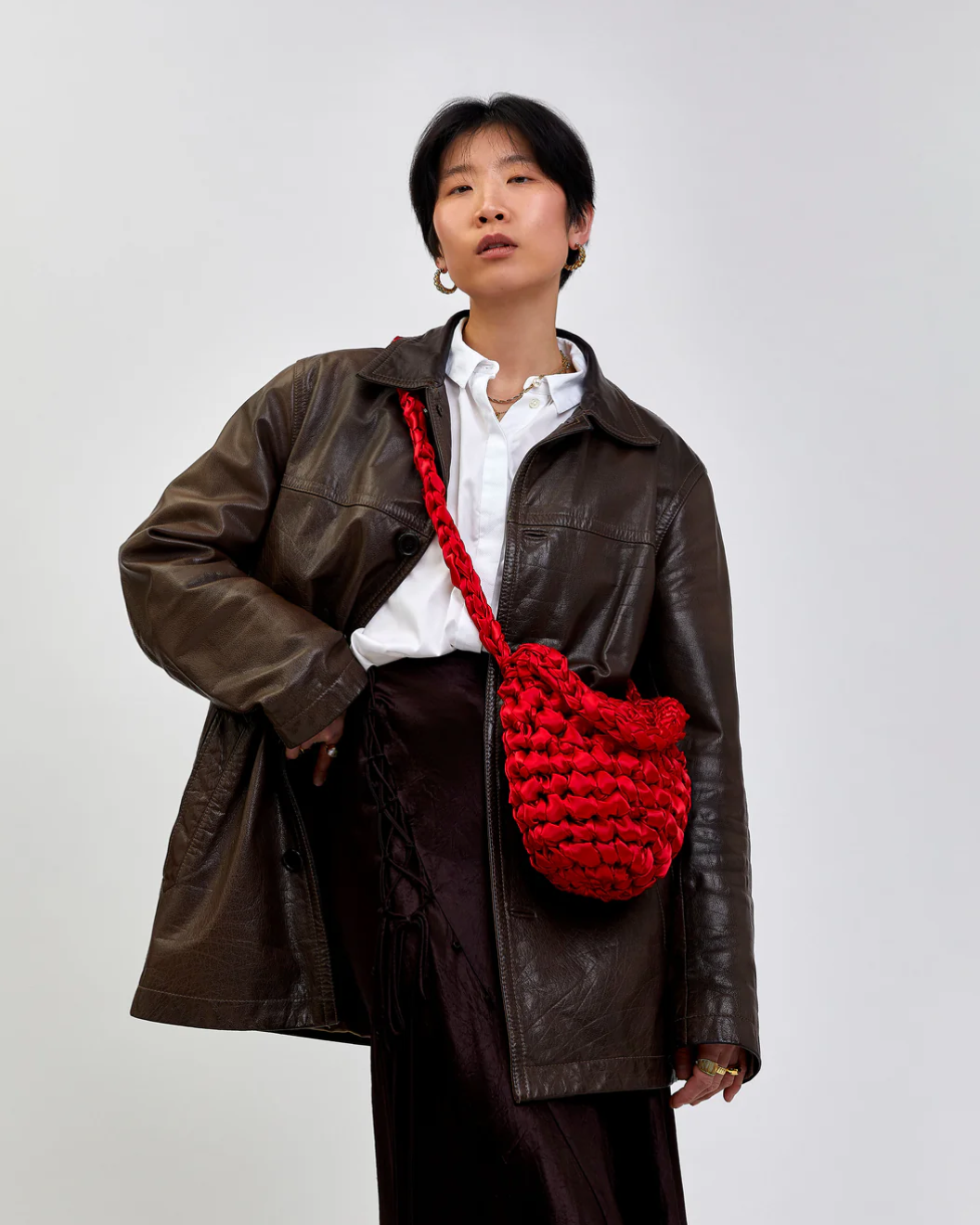 Hive Crossbody bag - Lipstick Red