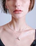 Pre order | Pistil pearl short necklace