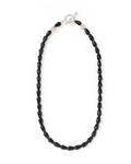 Onyx lariat necklace