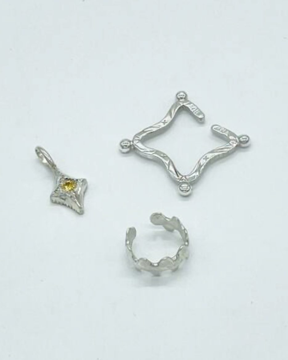 Dia ear cuff  set