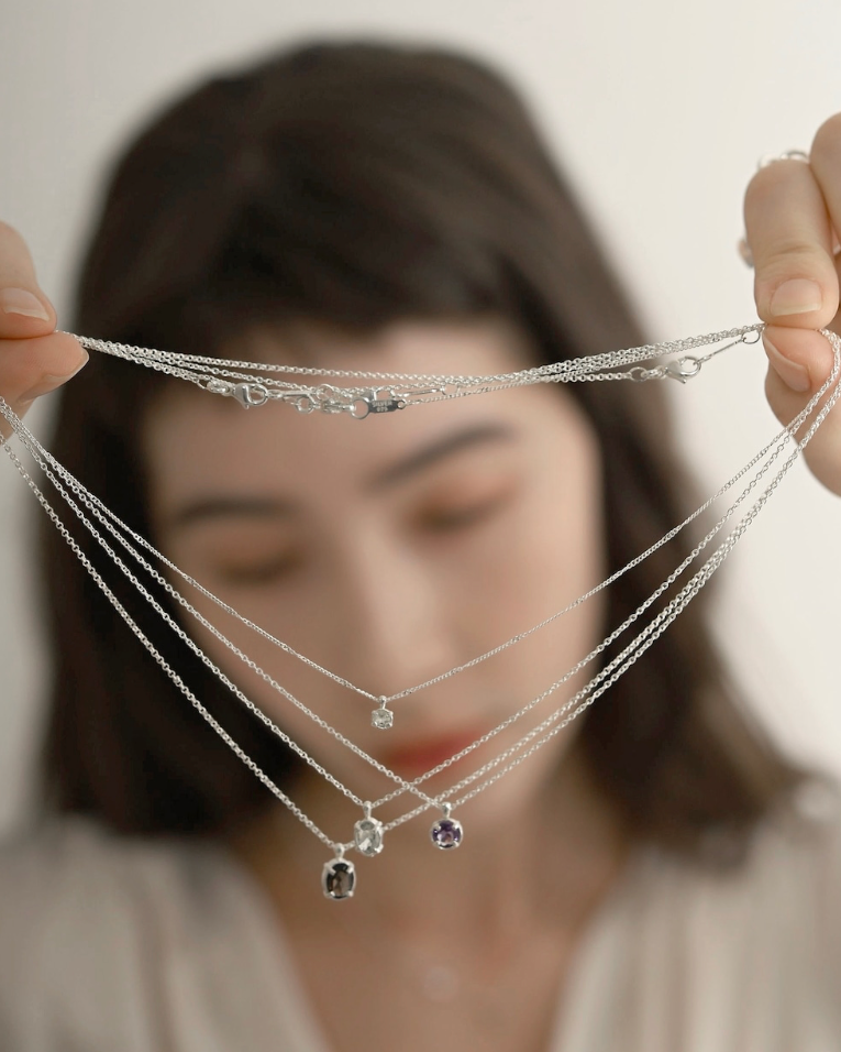 Pre order| Create your own triple mygem necklace