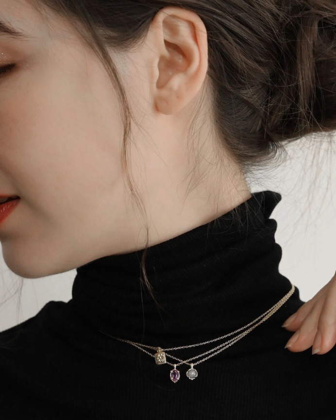 Pre order| Create your own triple mygem necklace